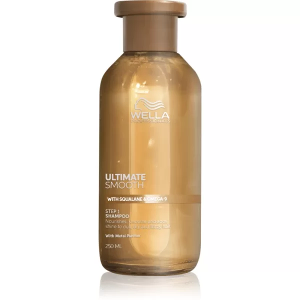 Wella Professionals Wella Professionals Ultimate Smooth Shampoo εντατικά θρεπτικό σαμπουάν Για λάμψη και απαλότητα μαλλιών 250 ml