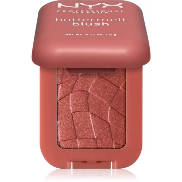 NYX Professional Makeup Buttermelt Blush πουδρέ ρουζ απόχρωση 09 Feeling Butta 5 γρ