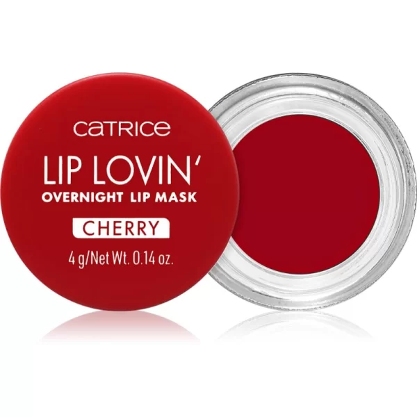 Catrice Catrice Lip Lovin' ενυδατική μάσκα χειλιών νύχτας απόχρωση 020 Cherry Pop 4 γρ