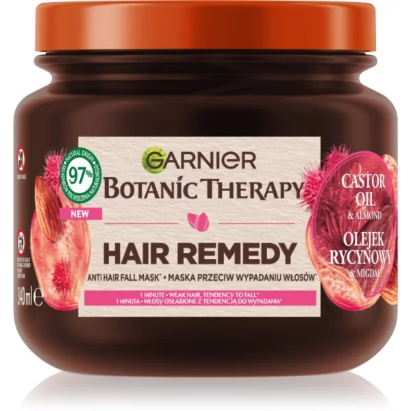 Garnier Garnier Botanic Therapy Hair Remedy δυναμωτική μάσκα για αδύναμα μαλλιά με τάση για αραίωση 340 ml