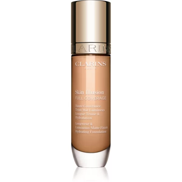 Clarins Skin Illusion Hydrating Foundation Βάση πλήρους κάλυψης απόχρωση 107C 30 ml