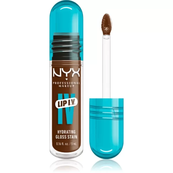 NYX PROFESSIONAL MAKEUP NYX Professional Makeup Lip IV λιπ γκλος μακράς διαρκείας με ενυδατικό αποτέλεσμα απόχρωση 04 - COCOA QUENCHI 5 ml