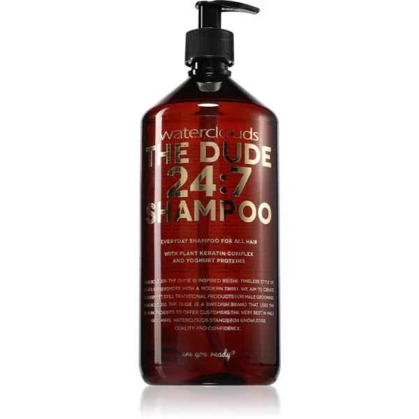 Waterclouds Waterclouds The Dude Shampoo απαλό σαμπουάν για καθημερινή χρήση 1000 ml