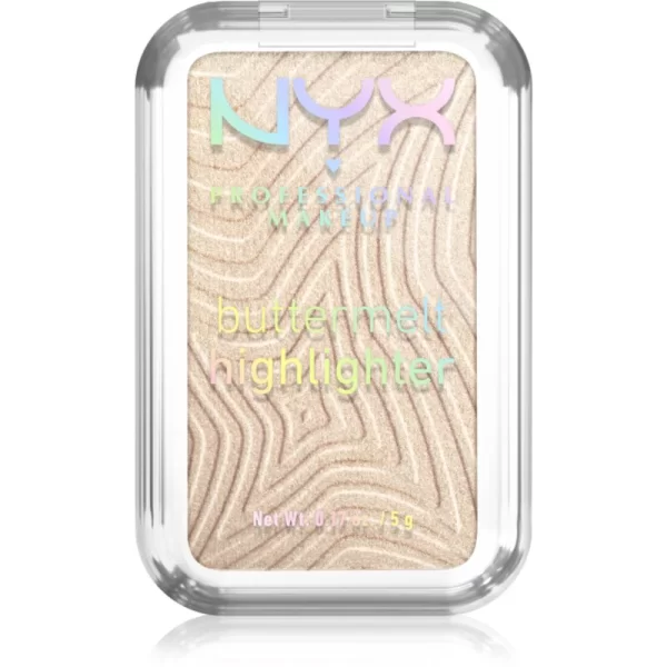NYX Professional Makeup Buttermelt Highlighter λαμπρυντικό απόχρωση bright & butta 05 5 γρ