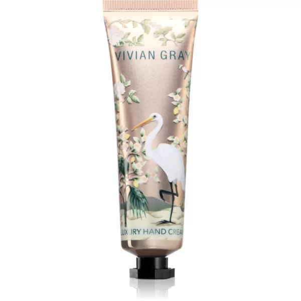 Vivian Gray Birds of Paradise κρέμα για τα χέρια αρώματα Vanilla & Sandalwood 30 ml