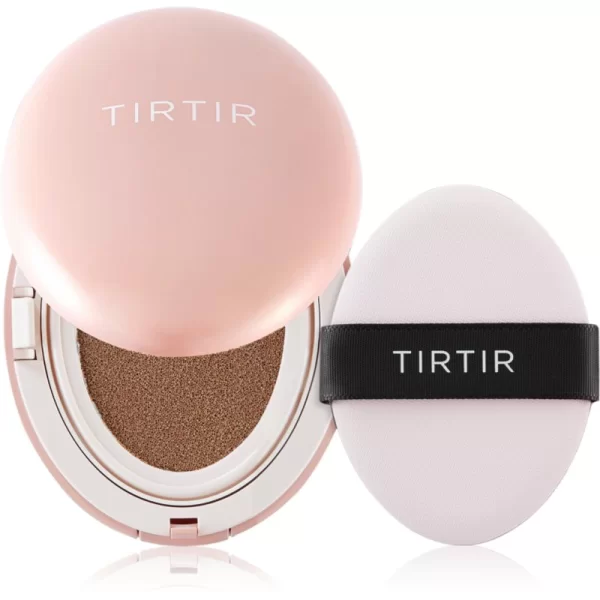 TIRTIR Mask Fit All Cover Cushion Mini ματ μεικ απ σε σφουγγαράκι απόχρωση 43N Deep Cocoa 4.5 γρ