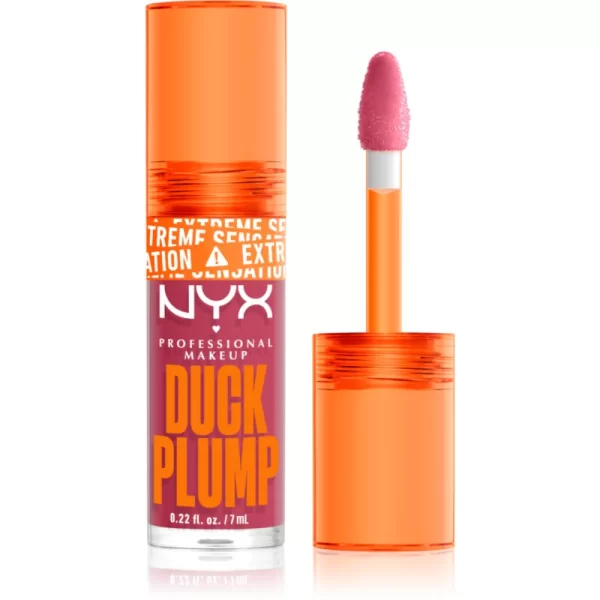 NYX PROFESSIONAL MAKEUP NYX Professional Makeup Duck Plump λιπ γκλος για αύξηση του αποτελέσματος απόχρωση 09 Strike A Rose 7 ml