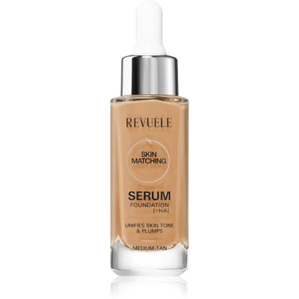 Revuele Revuele Serum Foundation [+HA] ενυδατικό μεικ απ για ενοποίηση τόνου της απόχρωσης δέρματος απόχρωση Medium-Tan 30 ml