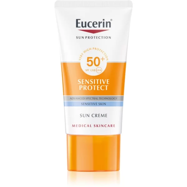 Eucerin Eucerin Sun Sensitive Protect προστατευτική κρέμα προσώπου SPF 50+ 50 ml