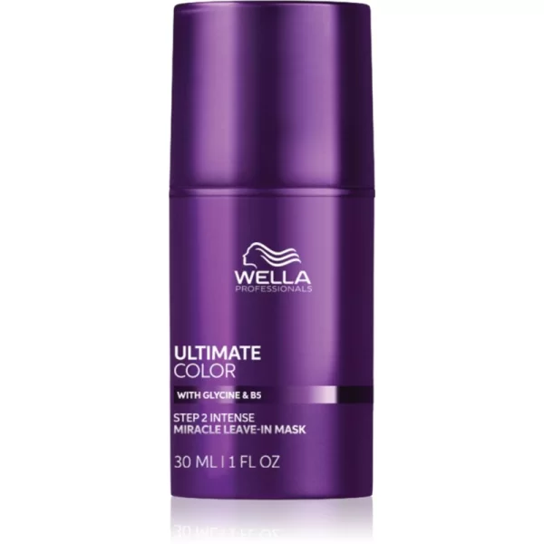 Wella Professionals Ultimate Color Leave-in Mask μάσκα λάμψης χωρίς ξέβγαλμα για τα μαλλιά 30 ml