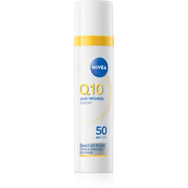 NIVEA Q10 Anti-Wrinkle υπερ ελαφρύ υγρό SPF 50 40 ml
