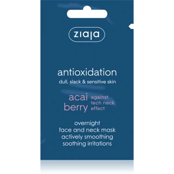 Ziaja Acai Berry μάσκα προσώπου νύχτας 7 μλ
