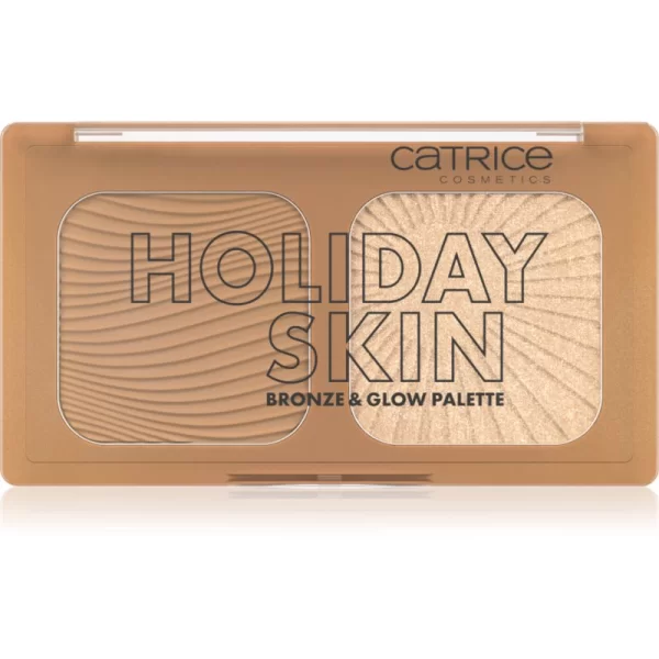 Catrice Holiday Skin λαμπρυντική και μπρονζερ παλέτα 5,5 γρ