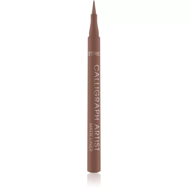 Catrice Catrice Calligraph Artist Matte Λάινερ ματιών με ματ αποτελέσματα απόχρωση 010 · Roasted Nuts 1,1 μλ