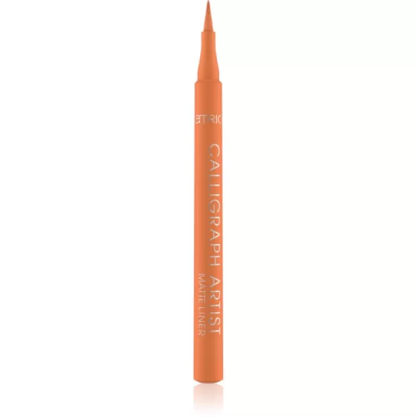 Catrice Calligraph Artist Matte Λάινερ ματιών με ματ αποτελέσματα απόχρωση 050 · Setting Sun 1,1 ml