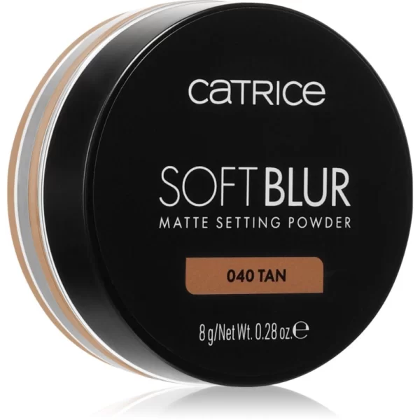 Catrice Soft Blur Matte Setting Powder χαλαρή πούδρα σταθεροποίησης απόχρωση 040 Tan 8 γρ