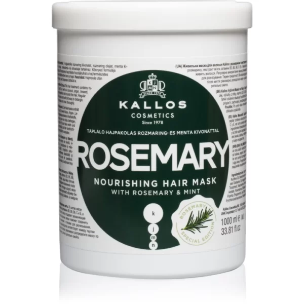 Kallos KJMN Professional Rosemary μάσκα μαλλιών 1000 ml