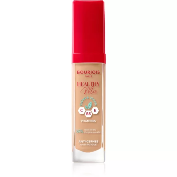 Bourjois Healthy Mix ενυδατικός διορθωτής για την αντιμετώπιση των μαύρων κύκλων απόχρωση 52 Beige 6 ml
