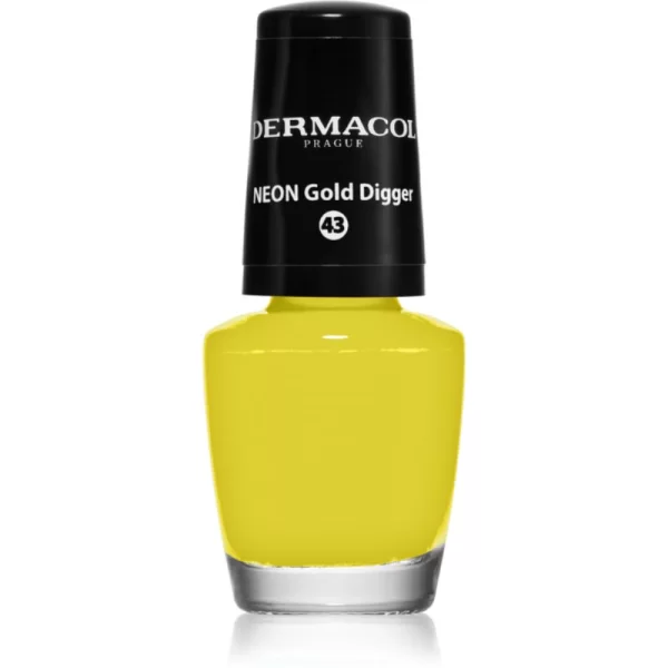 Dermacol Dermacol Neon βερνίκι νυχιών νέον απόχρωση 43 Gold Digger 5 ml