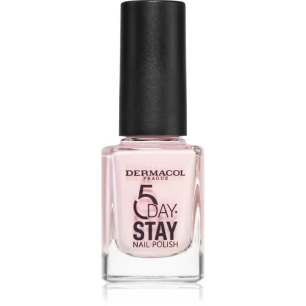 Dermacol Dermacol 5 Day Stay βερνίκι νυχιών μακράς διαρκείας απόχρωση 06 First Kiss 11 ml