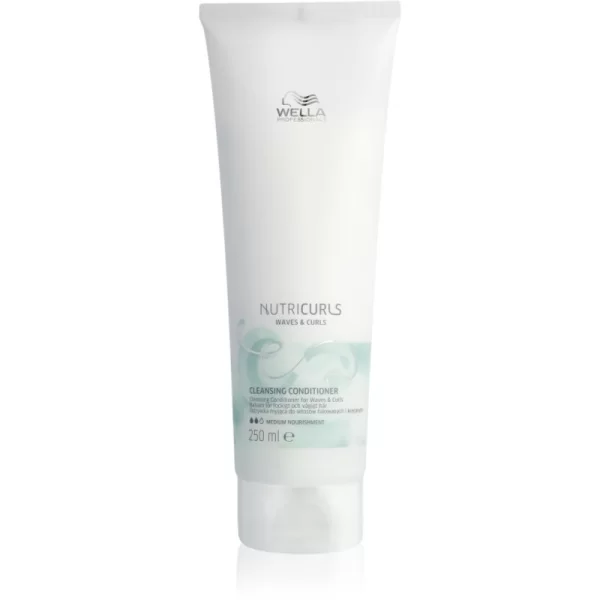 Wella Professionals Wella Professionals Nutricurls Waves & Curls καθαριστικό κοντίσιονερ για σπαστά και σγουρά μαλλιά 250 ml