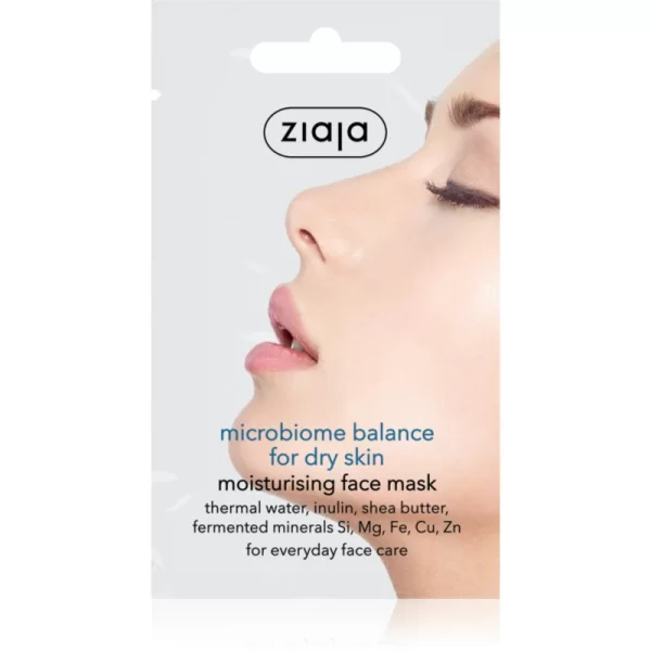 Ziaja Microbiome Balance κρεμώδης ενυδατική μάσκα 7 ml