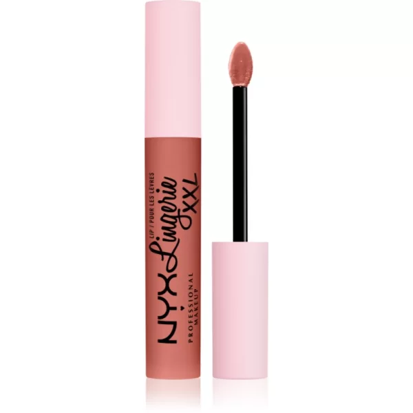 NYX PROFESSIONAL MAKEUP NYX Professional Makeup Lip Lingerie XXL Υγρό ματ κραγιόν απόχρωση 02 - Turn On 4 ml