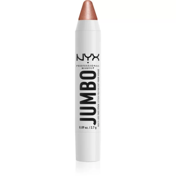 NYX Professional Makeup Jumbo Multi-Use Highlighter Stick κρεμώδες λαμπρυντικό σε μολύβι απόχρωση 01 Coconut Cake 2,7 γρ