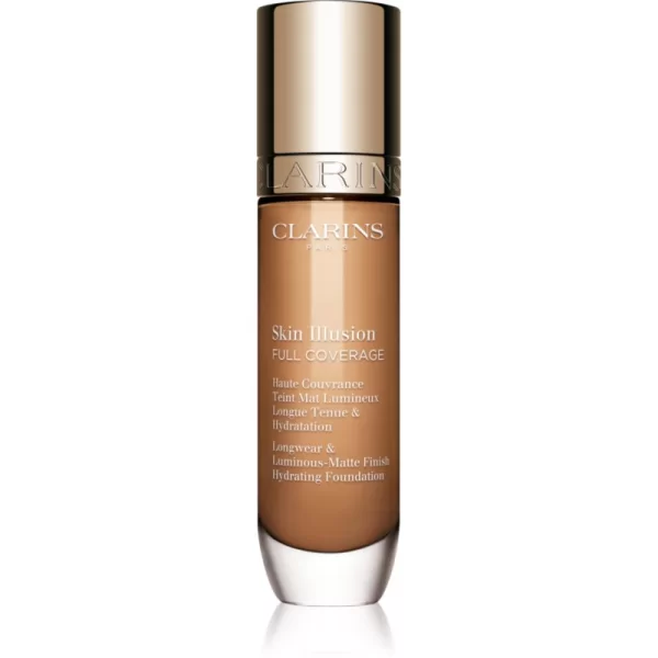 Clarins Skin Illusion Hydrating Foundation Βάση πλήρους κάλυψης απόχρωση 111N 30 ml