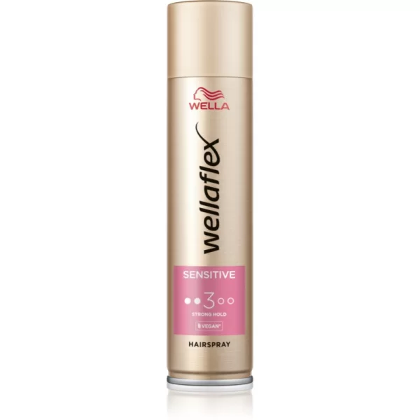 Wella Wella Wellaflex Sensitive λακ μαλλιών για μέτριο κράτημα χωρίς άρωμα 250 ml