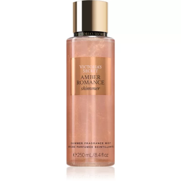 Victoria's Secret Amber Romance Shimmer Σπρεϊ σώματος με στρας για γυναίκες 250 ml