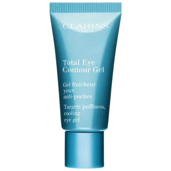 Clarins Clarins Total Eye Contour Gel δροσιστική τζελ κρέμα για την αντιμετώπιση των μαύρων κύκλων 20 ml