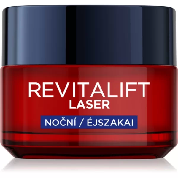 L’ORÉAL PARIS L’Oréal Paris Revitalift Laser αναγεννητηκή κρέμα νύχτας ενάντια στη γήρανση της επιδερμίδας 50 ml