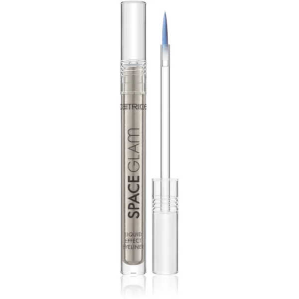Catrice Space Glam υγρό λάινερ ματιών με στρας απόχρωση 010 Moonstone Metallic 1.4 ml