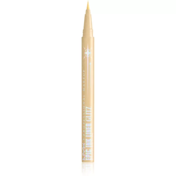 NYX PROFESSIONAL MAKEUP NYX Professional Makeup Bridgerton Royal Epic Ink Liner στραφτεή γραμμή για τα μάτια απόχρωση 02 Glitzed In Gold 1 ml