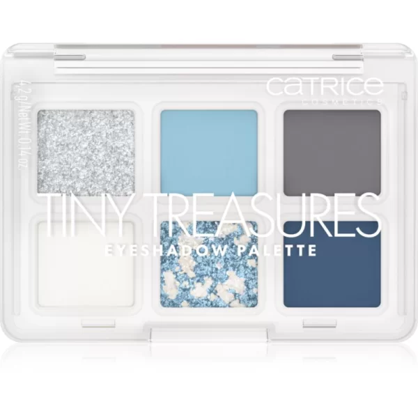 Catrice Tiny Treasures Παλέτα σκιών για τα μάτια απόχρωση 040 Icy Whisper 4.2 γρ