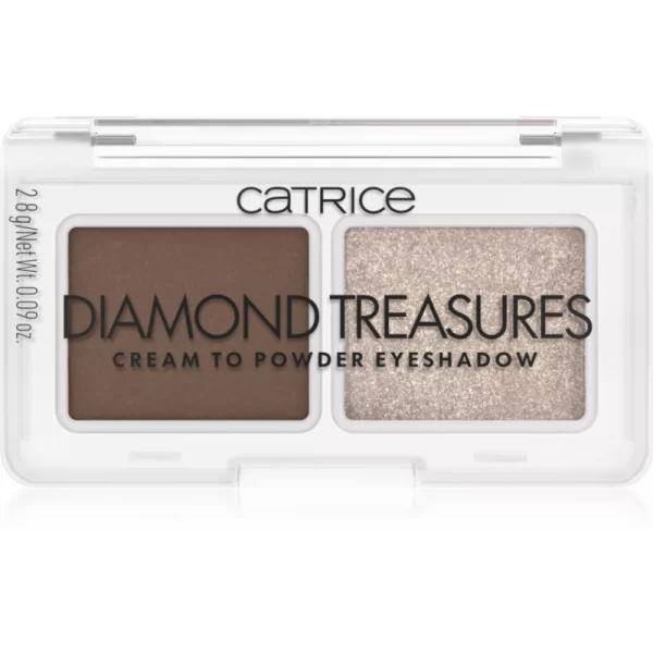 Catrice Catrice Diamond Treasures διπλές σκιές ματιών απόχρωση 01 Hazel Spark 2.8 γρ