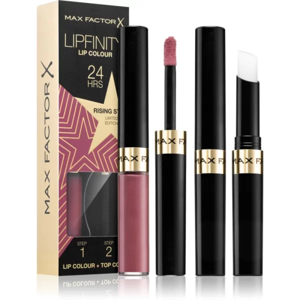 Max Factor Max Factor Lipfinity Rising Stars μακράς διαρκείας ρευστό κραγιόν με βάλσαμο απόχρωση 084 Rising Star 1 τμχ