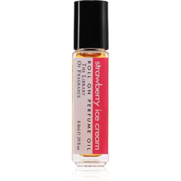 The Library of Fragrance The Library of Fragrance Strawberry Ice Cream λάδι για το σώμα roll - on unisex 8.8 ml