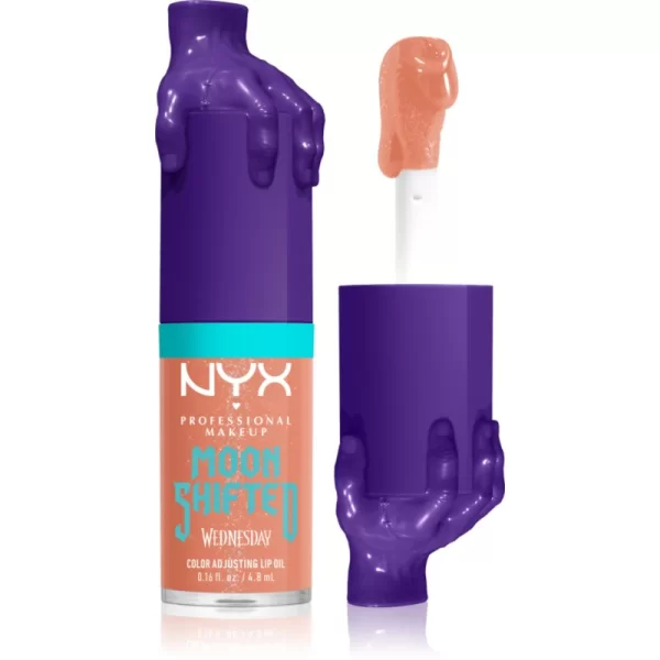 NYX PROFESSIONAL MAKEUP NYX Professional Makeup Wednesday Mystery Lip Oil Έλαιο για τα χείλη απόχρωση 03 Moon Shifted 4.8 ml