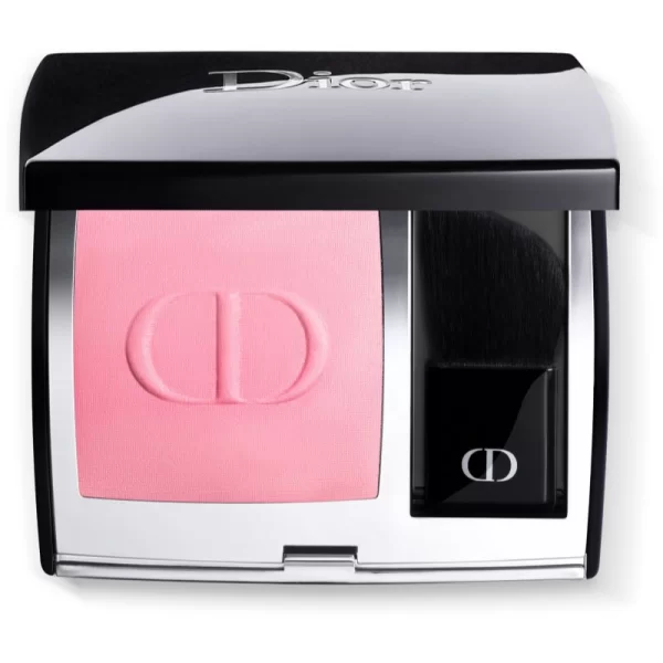 DIOR Rouge Blush συμπαγές ρουζ με πινέλο και καθρέφτη απόχρωση 475 Rose Caprice (Matte) 6 γρ