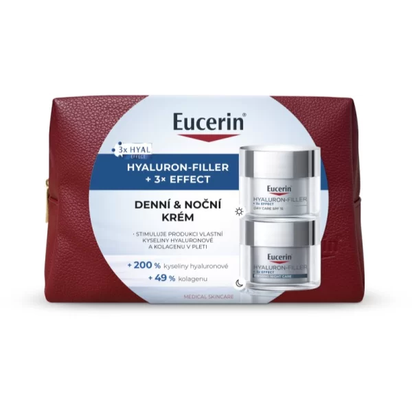 Eucerin Hyaluron-Filler + 3x Effect σετ περιποίησης για την επιδερμίδα μέρα και βράδυ