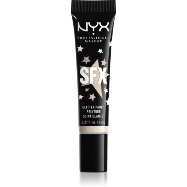 NYX PROFESSIONAL MAKEUP NYX Professional Makeup Halloween Glitter Paint Γκλίτερ για το σώμα και το πρόσωπο απόχρωση 01 Graveyard Glam 8 ml