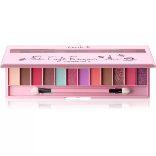 Lovely Café Francais παλέτα με σκιές ματιών 12 γρ