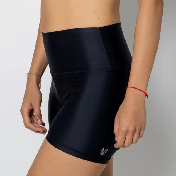 Black High-Waist Short
