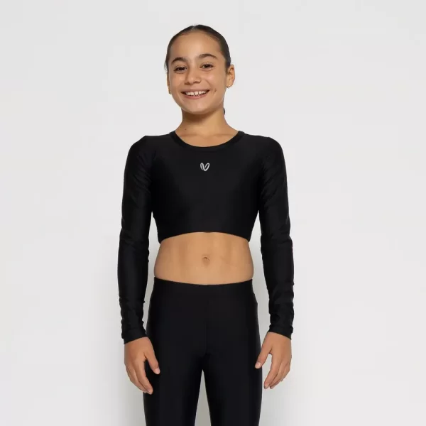 Black Long Sleeve Top