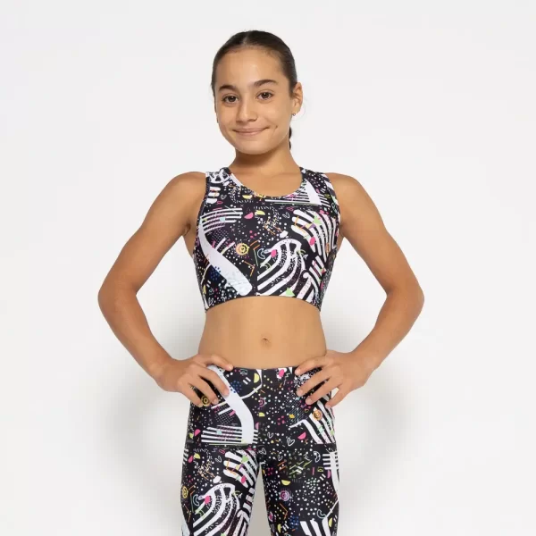 Black Feelstorm Crop Top