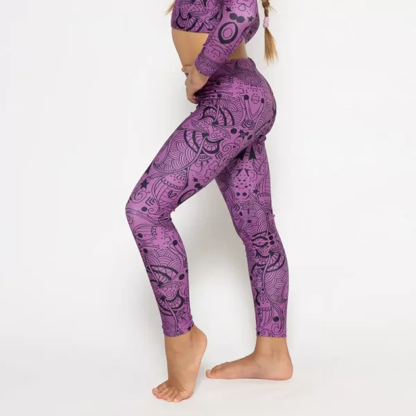Purple Totemia Legging