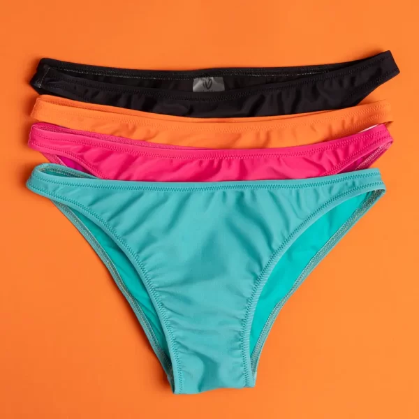 Women's 4 Pieces Pack Bikini Bottom