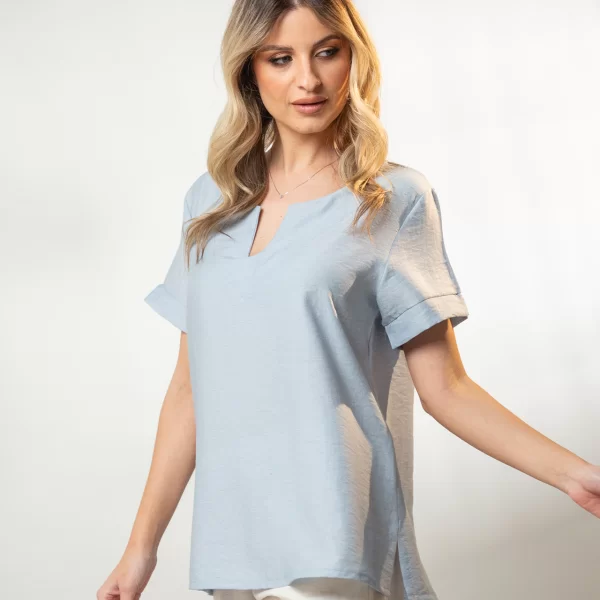 ΜΠΛΟΥΖΑ VE ΜΕ ΦΑΣΑ ΣΤΑ ΜΑΝΙΚΙΑ Σιέλ